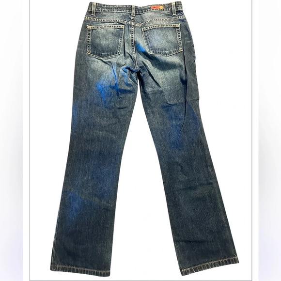 AG Adriano Goldschmied Blue Flare Wide Leg Jeans - Picture 2 of 6